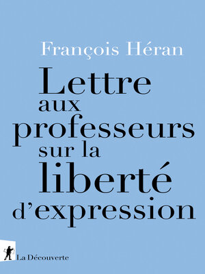 cover image of Lettre aux professeurs sur la liberté d'expression